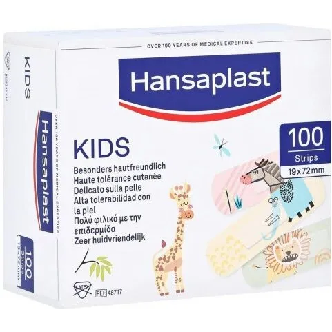 Hansaplast Kids plastre 100 stk (19×72 mm)