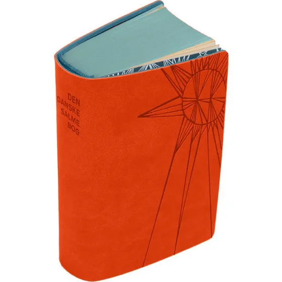 Den Danske Salmebog - Konfirmandsalmebog i orange kunstskind