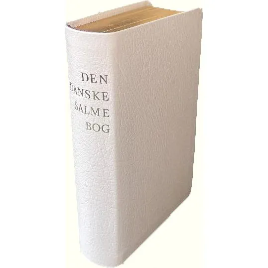 Den Danske Salmebog - Konfirmandsalmebog i hvidt kunstlæder