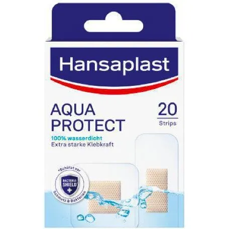 Hansaplast Aqua Protect vandtætte plastre, gennemsigtige 20 stk