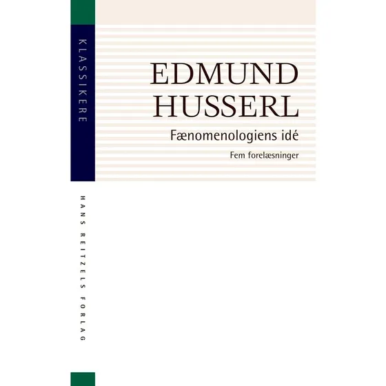 Fænomenologiens idé - Edmund Husserl