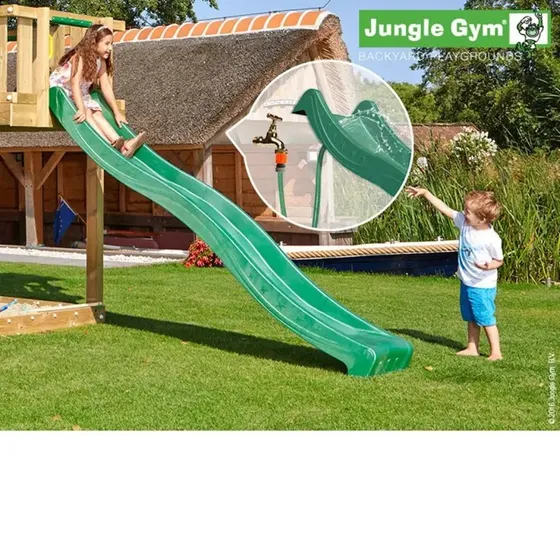 Jungle Gym Rutschebane Mørkegrøn 2,65 Meter