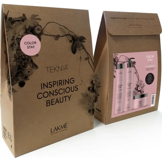 Lakmé Teknia Color Stay Pack (Shampoo, Balsam & Behandling)