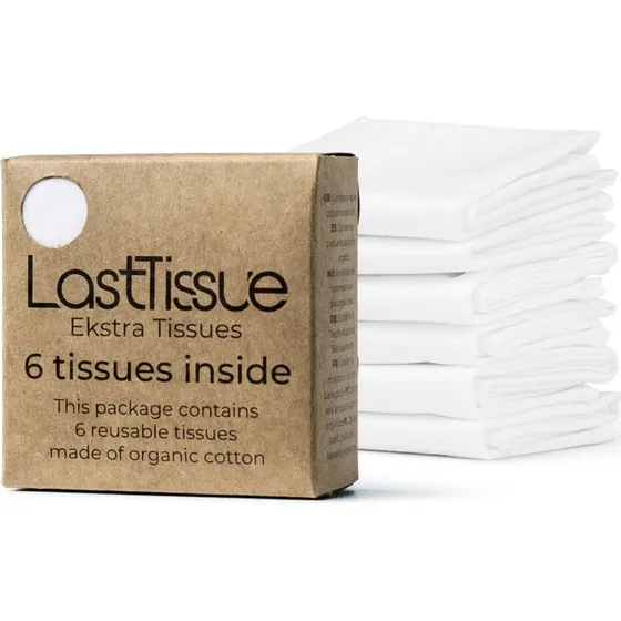 LastObject LastTissue Refill - 6 stk. økologiske bomuldstissues