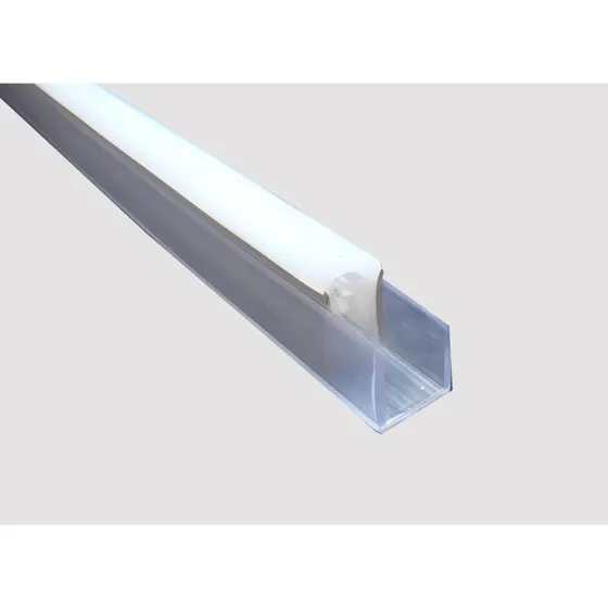 PVC profil 8x16 til LED Neonflex - 1 meter, klar