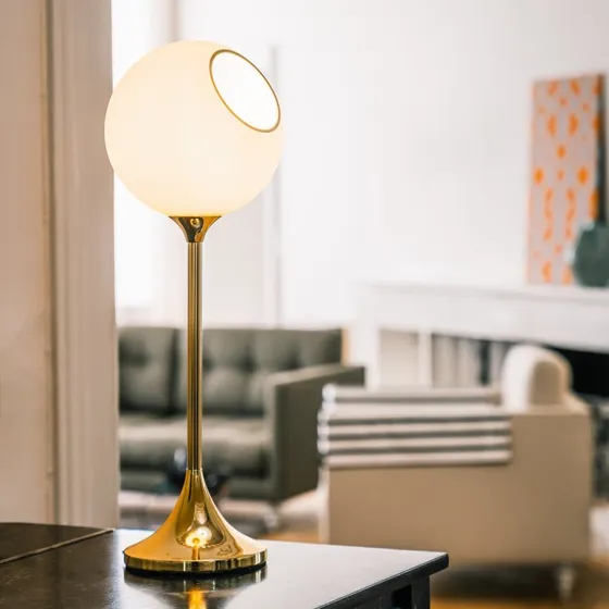 Design By Us Ballroom Bordlampe White Snow/Gold