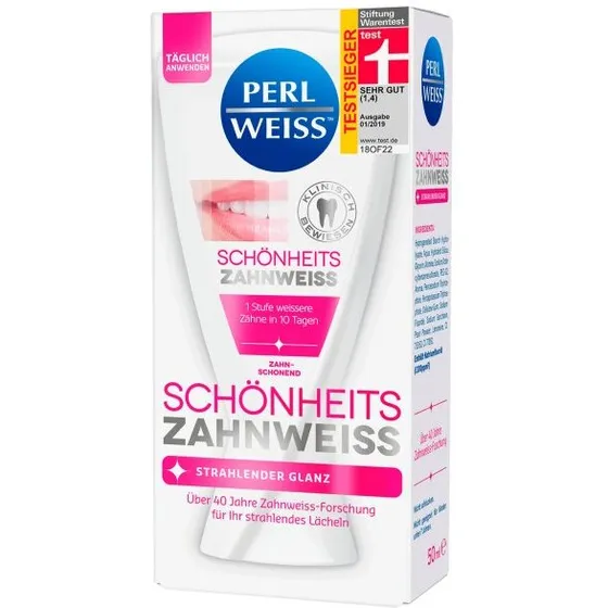 Perlweiss Beauty Whitening tandpasta 50 ml