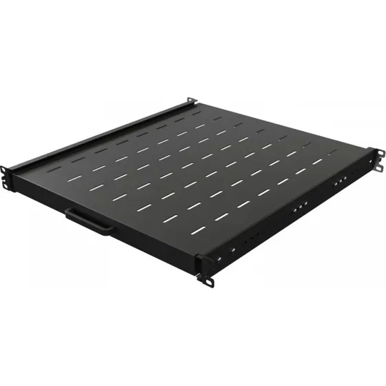 Lanberg AK-1021-B 1U Udtrækshylde, 445x500mm, 35kg