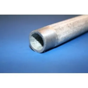 1/2" x 2000 mm Galvaniseret nippelrør