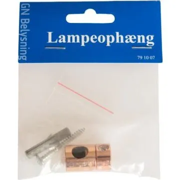 Ledningsophæng m/aflastning i kobber