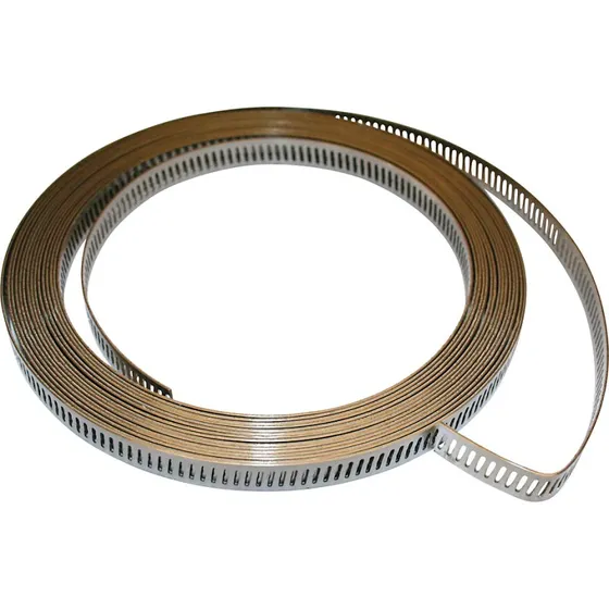 Sb Spændebånd 8mm x 5m - Rustfrit stål