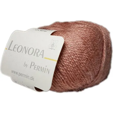Permin Leonora Garn - Mørk Gammel Rosa (880412)