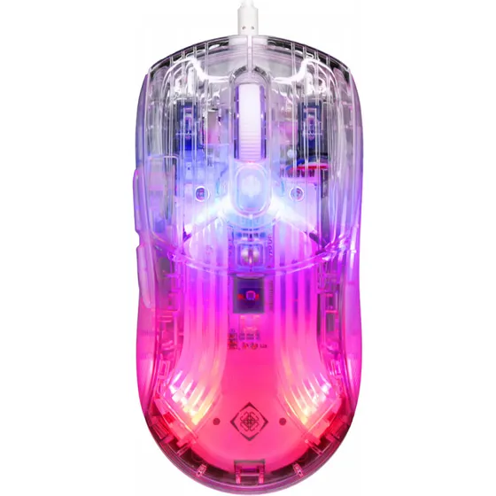 Deltaco Gaming DM330 Transparent RGB Gamingmus
