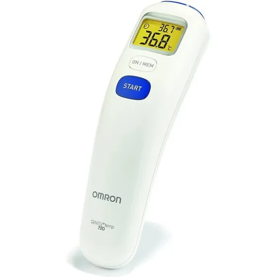 Omron Gentle Temp 720 pande-/overfladetermometer, hvid