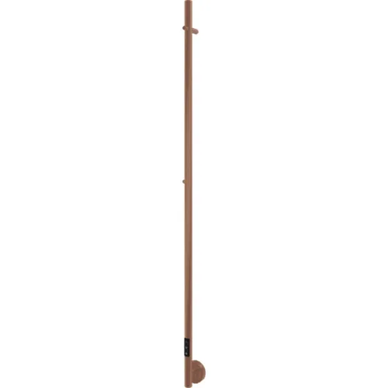 Strømberg Torre håndklædetørrer, el, 150x3,5 cm, børstet kobber