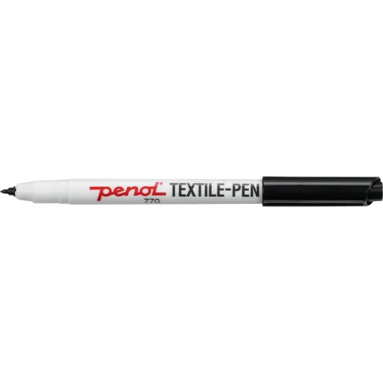Penol 770 Tekstilpen Sort 1,0 mm