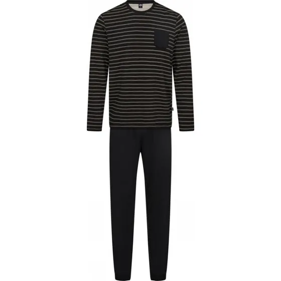 JBS Bambus Pyjamas i sort til herre