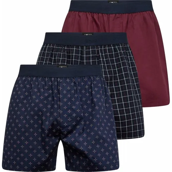 JBS 3-pak bomuldsboxershorts til herre i flere farver