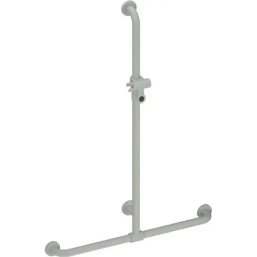Hewi 801 T støttegreb/brusestang, 76,2x125 cm, mat grå