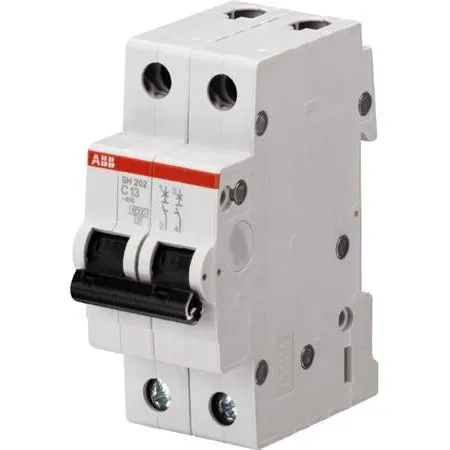 Automatsikring C10A 2P 6kA 2M - MCB 10A C-karakteristik