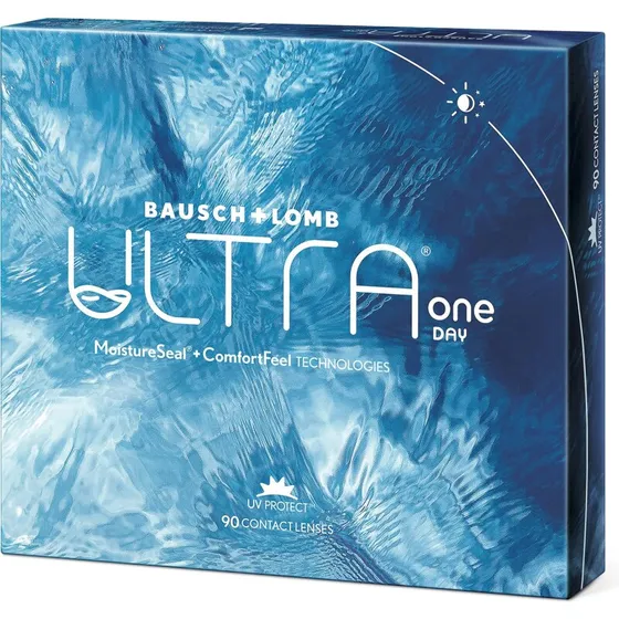 Bausch + Lomb Ultra One Day Premium – 90 stk, BC 8.6, DIA 14.2, -0,25