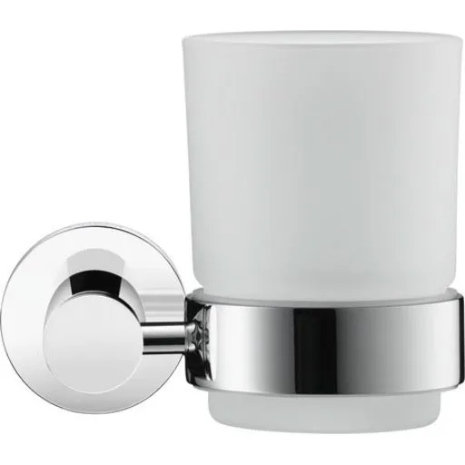 Duravit D-Code tandkrus, krom og mat glas