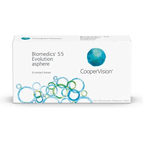 Biomedics 55 Evolution (6) CooperVision månedslinser