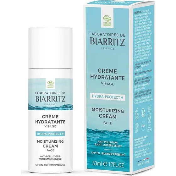 Laboratoires De Biarritz Hydra-Protect + Organisk ansigtscreme 50 ml