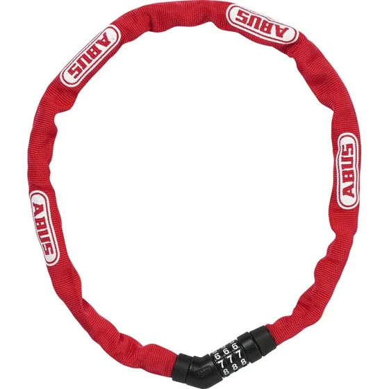 Abus Steel-O-Chain 4804C/75 Rød Kædelås
