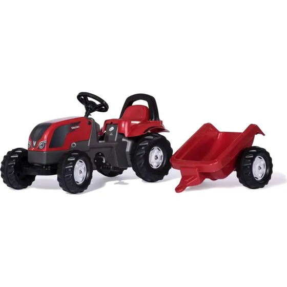 Rollykid Valtra Traktor med anhænger og kaleche
