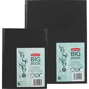 Derwent Big Book Skitsebog - Syrefrit Papir m. Spiralryg