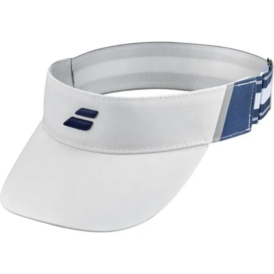 Babolat Elastic Visor - White/Estate Blue