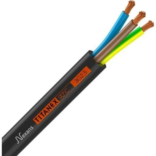 Nexans Titanex Gummikabel 3G2,5 mm² H07RN-F - 50 meter