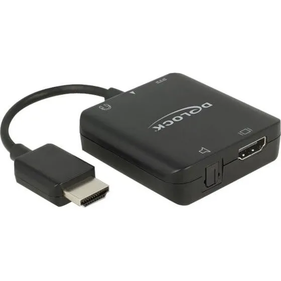 DeLOCK 63276 HDMI Audio Extractor 4K 60 Hz Sort