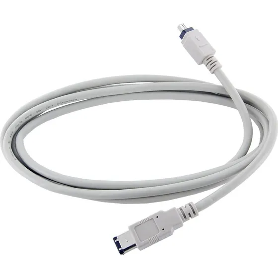 InLine Firewire/DV-kabel IEEE1394, 400 Mbps, 1,8 m, 6/4-pin