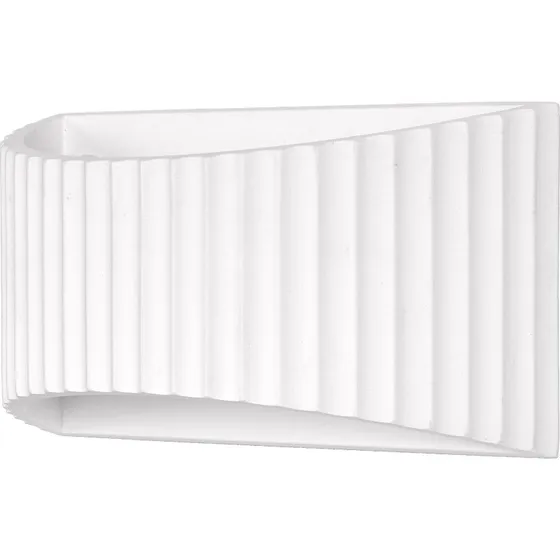 Osram Decor Plaster væglampe i hvid gips