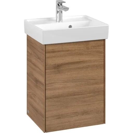 Villeroy & Boch Collaro underskab, 41x34,4 cm, højre, mørk eg