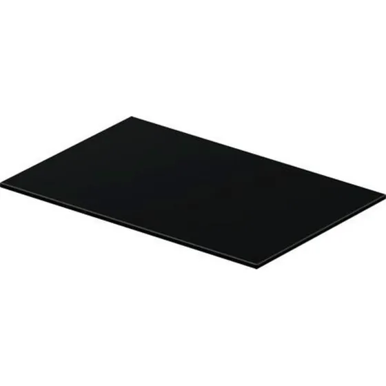 Duravit DuraSquare glashylde, 970x8 mm, sort
