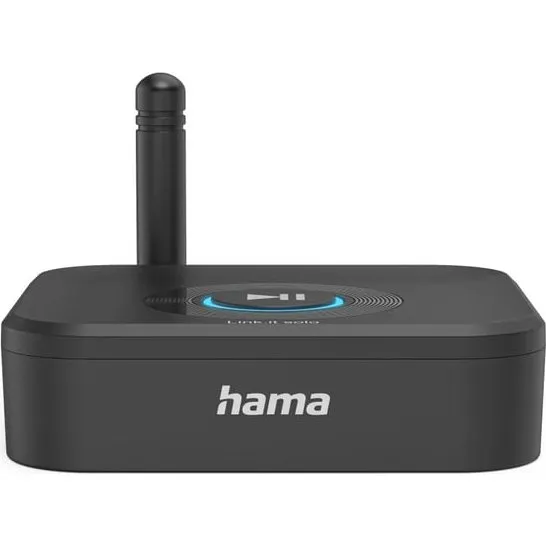 Hama Link.it solo Bluetooth Adapter - 3,5 mm - Sort