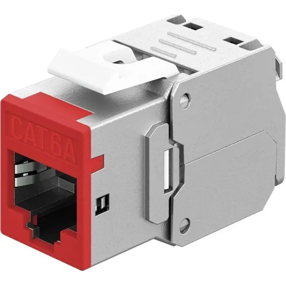 Goobay CAT 6a RJ45 Keystone Modul, STP, Rød