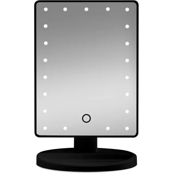 Gillian Jones Makeupspejl LED med touch, sort (10260-00)