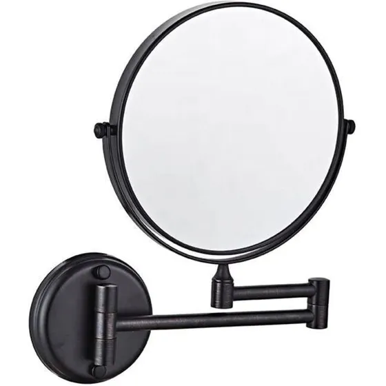 UNIQ Vægspejl 10x forstørrelse, sort