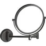 Kris Athena makeupspejl Ø180/133 mm x3 forstørrelse – matsort