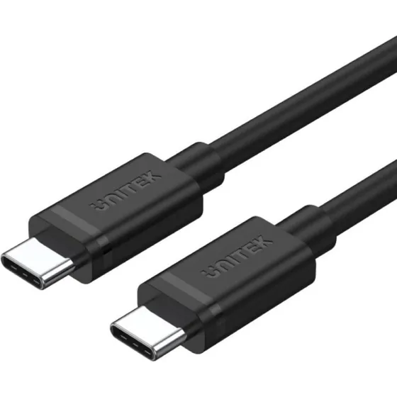 Unitek USB-C kabel 2 m - USB 3.2 Gen 1, 60W, sort