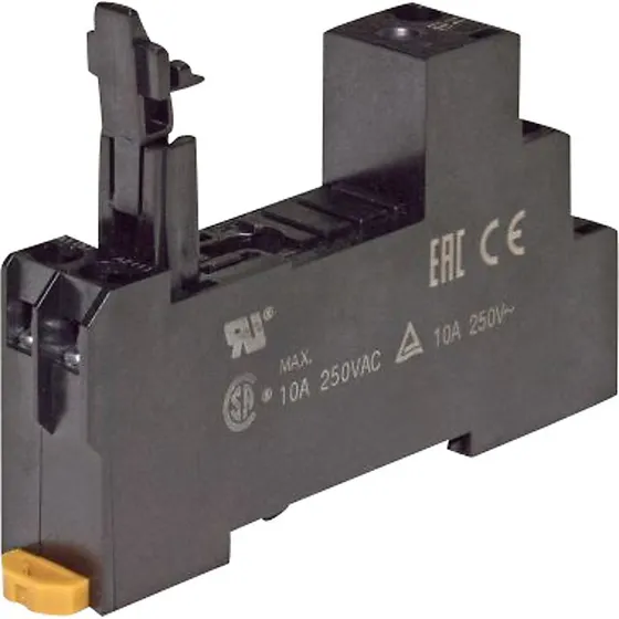 Omron P2RFZ-08-E Relsokkel, 8-pin, DIN-skinne/overflademontering