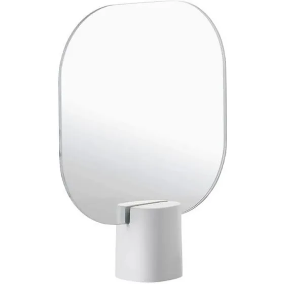 Zone Denmark Time Bordspejl Soft Grey med betonfod