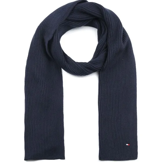 Tommy Hilfiger Essential Flag Scarf - Marineblå