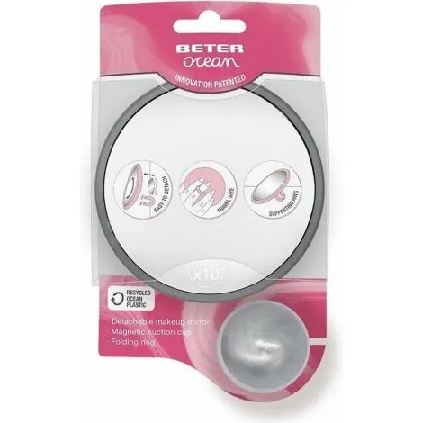 Beter Ocean makeupspejl x10 med magnetisk sugekop