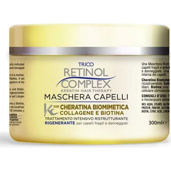 Una Keratin Complex Maske med biomimetisk keratin og kollagen, 300 ml