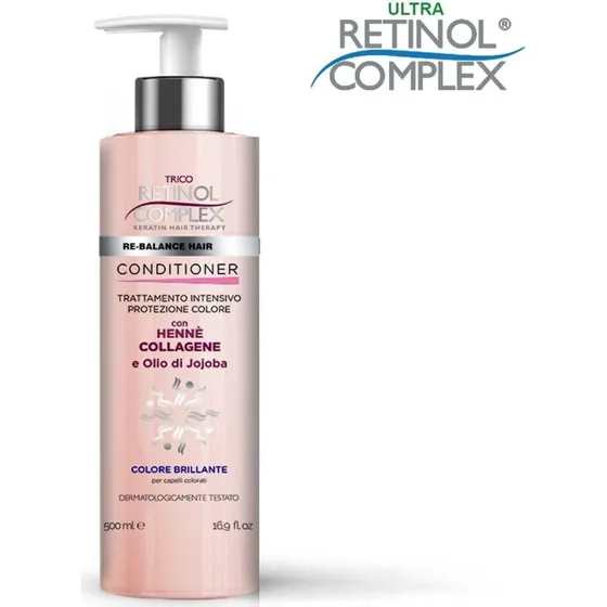 Keratin Complex Balsam 500 ml - Farvebeskyttelse med Henna & Kollagen
